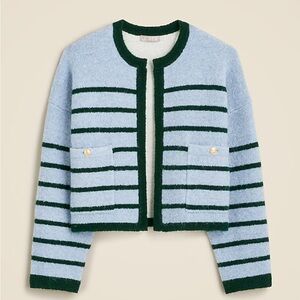 *NWT* J.Crew Patch-pocket lady jacket in double-faced wool blend